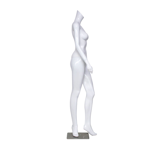 B2 White Gloss Female Mannequin Headless [Pre-Order]