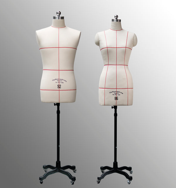 Perfect your tailor dummy to your desired measurements!
