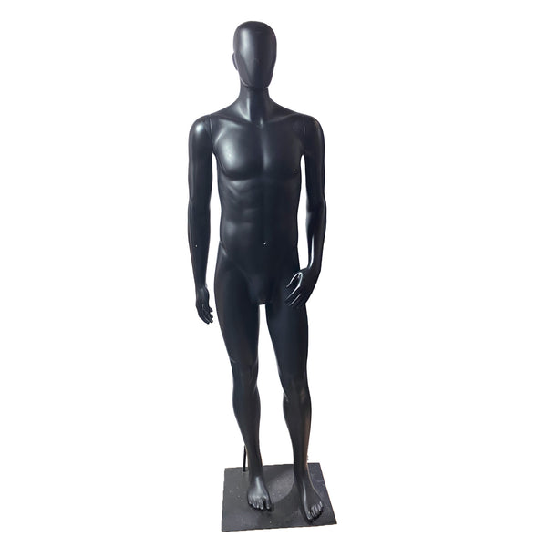 CMB2101 Male Matt Black Mannequin [HIRE]