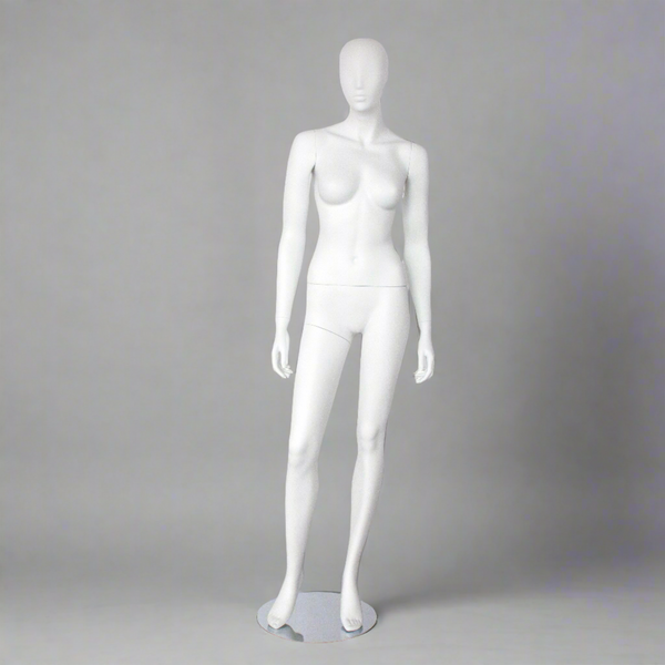 J1.3 Female Matt White Mannequin