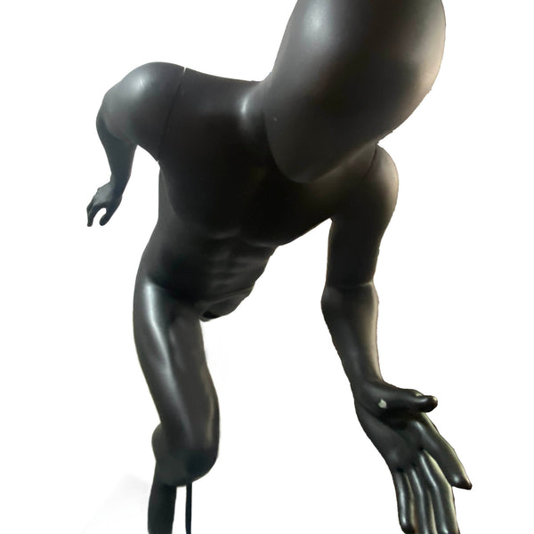 MR11 Male Matt Black Mannequin ( HIRE )
