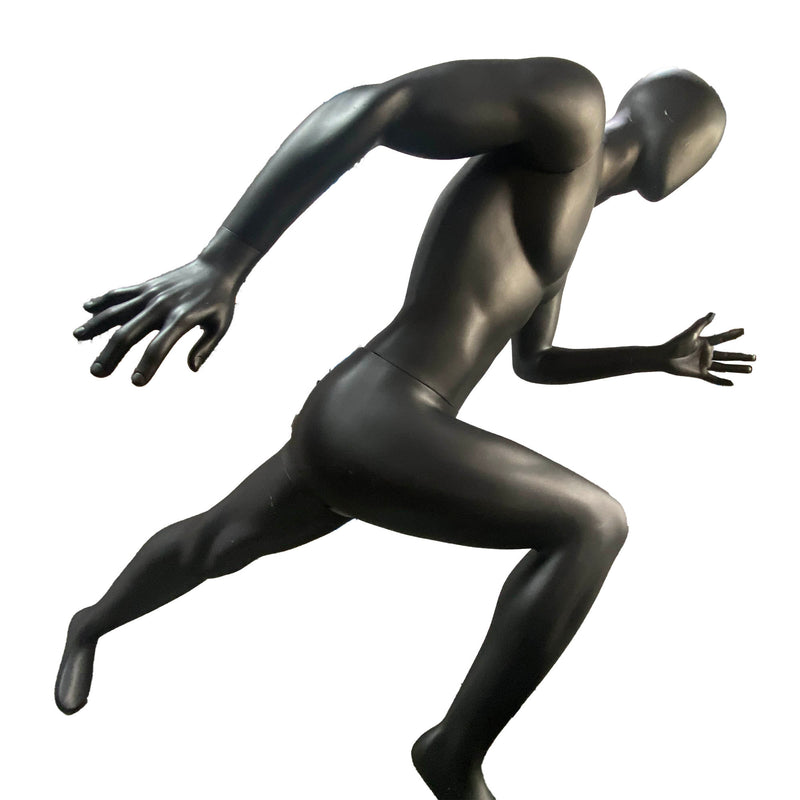 MR11 Male Matt Black Mannequin ( HIRE )