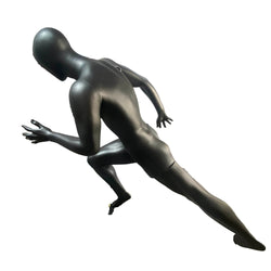 MR11 Male Matt Black Mannequin ( HIRE )