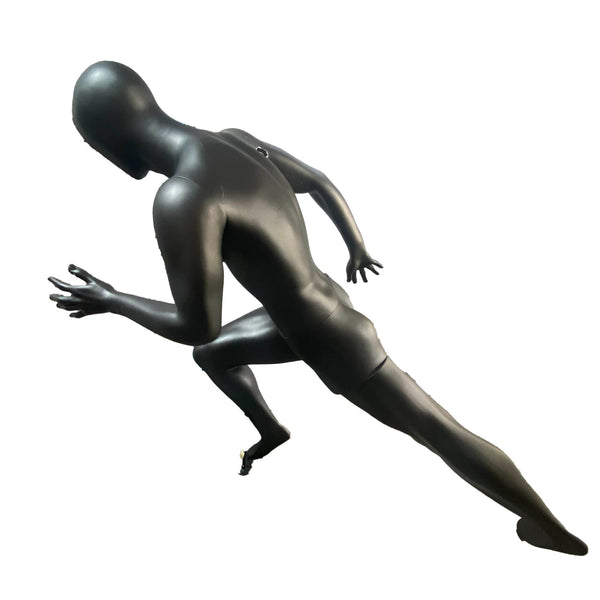 MR11 Male Matt Black Mannequin ( HIRE )