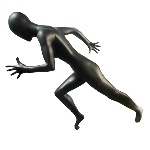 FR11 Female Matt Black Mannequin ( rental only )