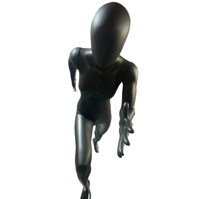 FR11 Female Matt Black Mannequin ( rental only )