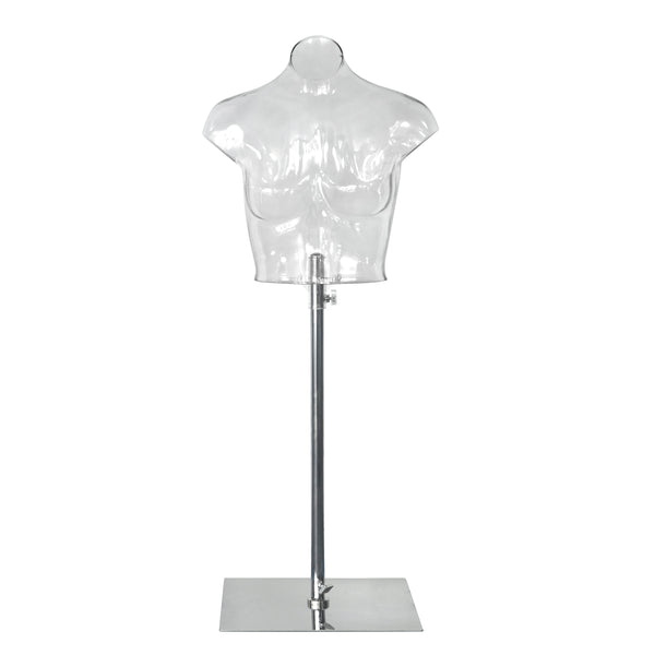 FTB3_2 Transparent Female Headless Bust [Pre-Order] – TheMannequin.com