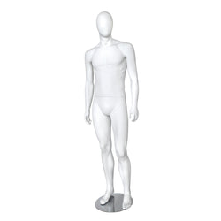 MMW_KRTM2 Male Matt White Mannequin