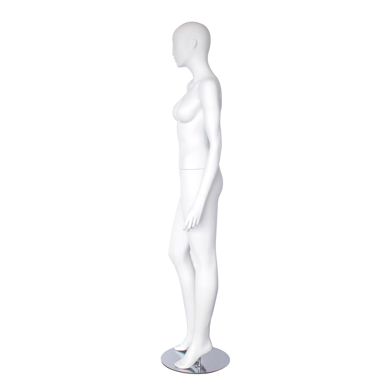 FMW_ROSO3 Female Matt White Full Body Mannequin –