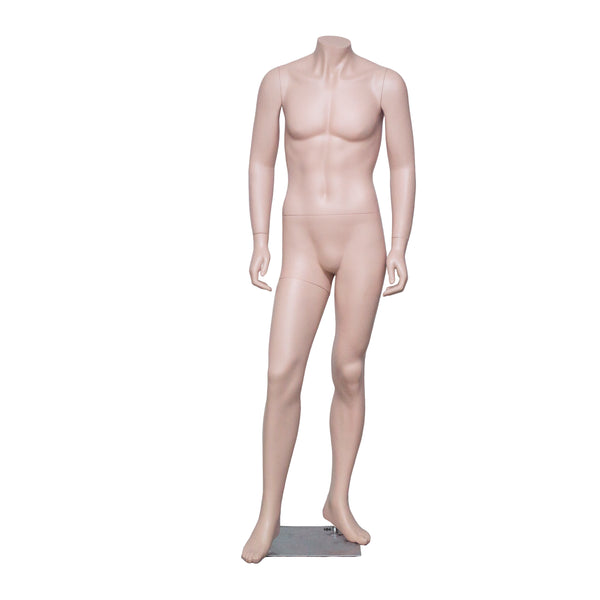 HB4 Matt Nude Colour Headless Male Mannequin