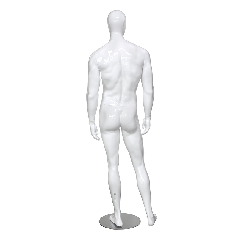 M12_YSQ Male White Gloss Mannequin [PRE OREDER]