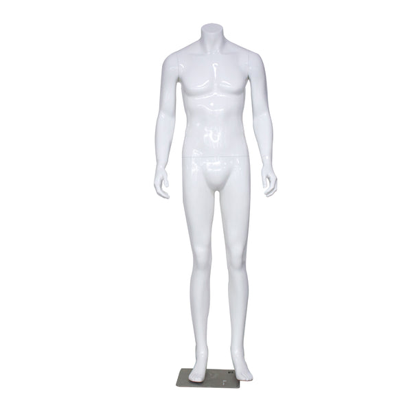 M15 Male Gloss White Mannequin